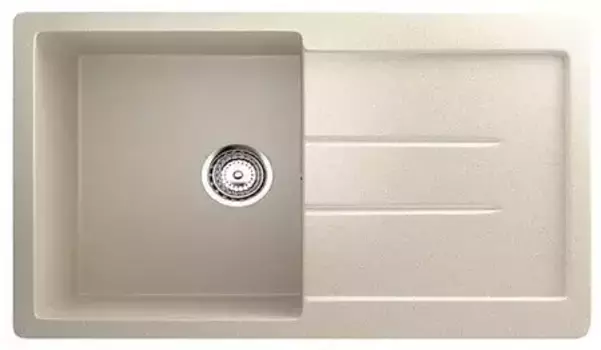 Мойка для кухни «Ulgran» U-507 77/50 искусственный камень бежевая