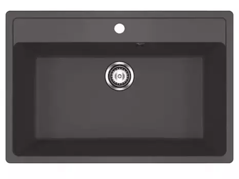 Мойка для кухни «Ulgran» U-600 76/51 искусственный камень шоколад