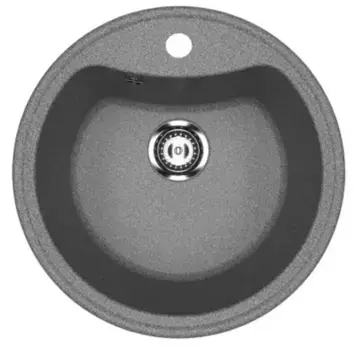 Мойка для кухни «Ulgran» U-601-309 51/51 искусственный камень темно-серая