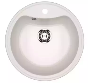 Мойка для кухни «Ulgran» U-601-341 51/51 искусственный камень ультра-белый