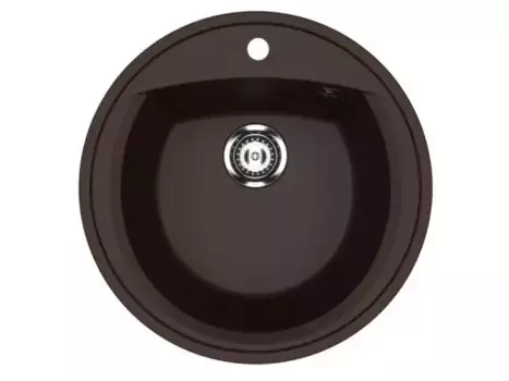 Мойка для кухни «Ulgran» U-603-345 52/52 искусственный камень шоколад