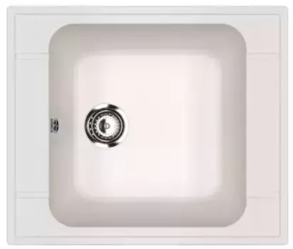 Мойка для кухни «Ulgran» U-604-341 59/50 искусственный камень ультра-белый