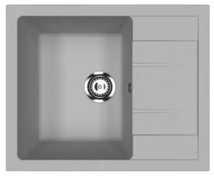 Мойка для кухни «Ulgran» U-607-342 61/50 искусственный камень графит