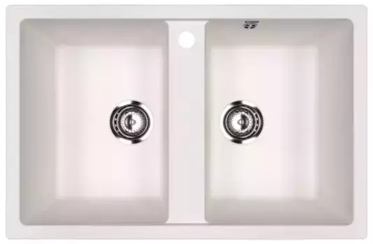 Мойка для кухни «Ulgran» U-608-341 77/50 искусственный камень ультра-белая