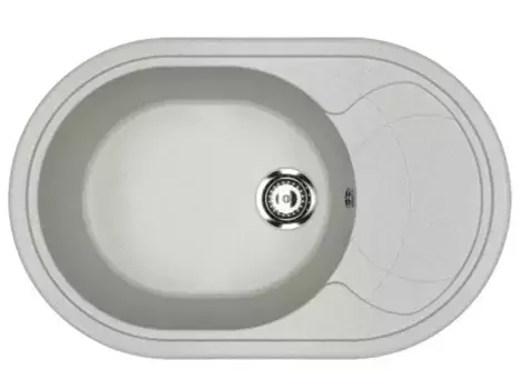 Мойка для кухни «Ulgran» U-610-310 78/50 искусственный камень серая
