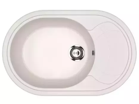 Мойка для кухни «Ulgran» U-610-331 78/50 искусственный камень белая