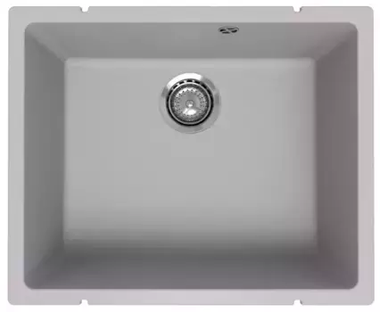 Мойка для кухни «Ulgran» Underground 500-04 55/45 искусственный камень платина