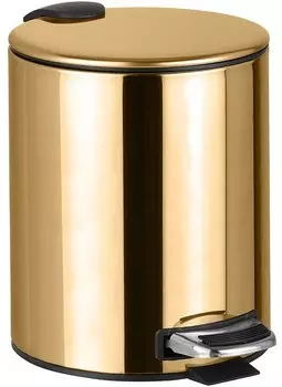 Мусорное ведро с педалью «Bemeta» Brilo 161315010 5 л золото