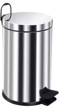 Мусорное ведро с педалью «Berges Wasserhaus» 121007 с микролифтом 8 л хром
