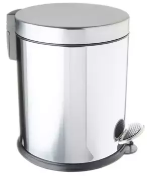 Мусорное ведро с педалью «Fixsen» FX-34024C хром
