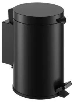 Мусорное ведро с педалью «Keuco» Plan 14977370000 3 л чёрное матовое