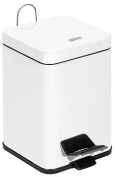Мусорное ведро с педалью «Mediclinics» PP1214 12 л белое