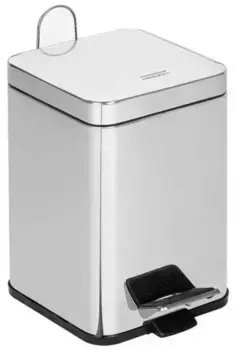 Мусорное ведро с педалью «Mediclinics» PP1214C 12 л хром