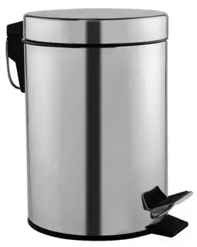 Мусорное ведро с педалью «Mediclinics» PP1303CS 3 л матовый хром