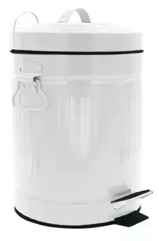 Мусорное ведро с педалью «Ridder» Pumba 2149601 5 л белое