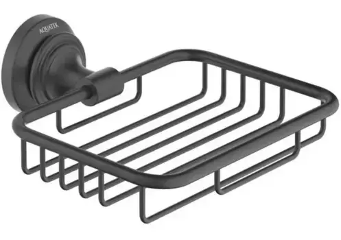 Мыльница «Акватек» Классик AQ4533MB на стену чёрнная матовая