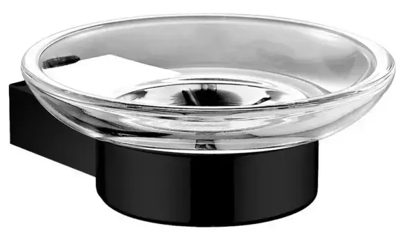 Мыльница «Aquanet» 5685MB на стену чёрная матовая