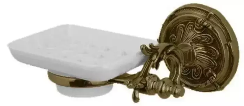 Мыльница «Art&Max» Barocco AM-1786-Br на стену бронза