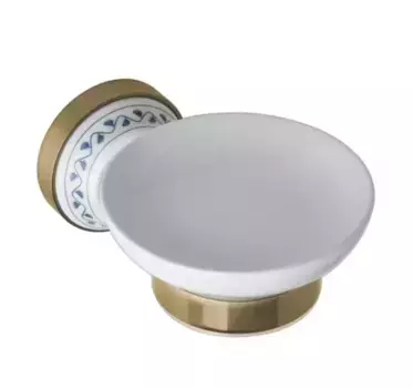 Мыльница «Bemeta» Kera 144708027 на стену бронза/белая