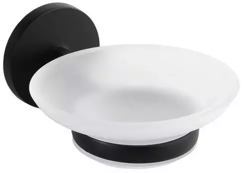 Мыльница «Bemeta» Nox 102408030 на стену чёрная матовая