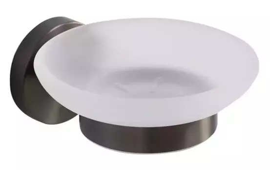 Мыльница «Cezares» RELAX-SODS-GM на стену оружейная сталь