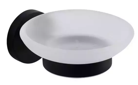 Мыльница «Cezares» RELAX-SODS-NOP на стену чёрная матовая