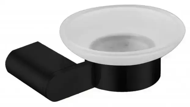 Мыльница «Cezares» STYLUS-SODS-NOP на стену чёрная матовая