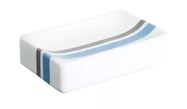 Мыльница «Fixsen» Dony FX-232-4 на стол белая/мультиколор