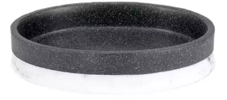 Мыльница «Fora» Ever FOR-EVR036 на стол белая/чёрная