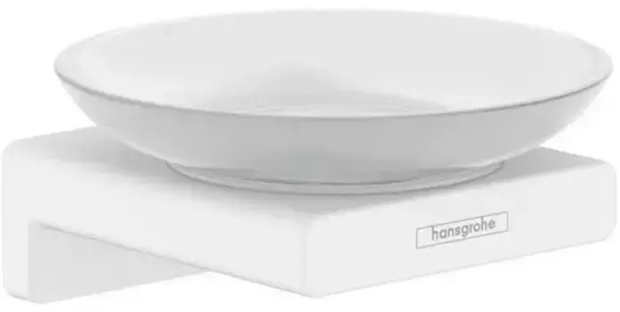 Мыльница «Hansgrohe» AddStoris 41746700 на стену белая матовая