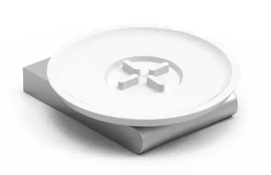 Мыльница «Koin» Cut CUT500 на стену хром/белая