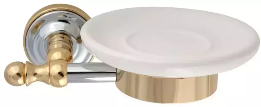 Мыльница «Migliore» Mirella 17268 на стену хром/золото