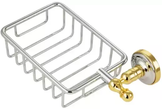 Мыльница «Migliore» Mirella 17295 на стену хром/золото