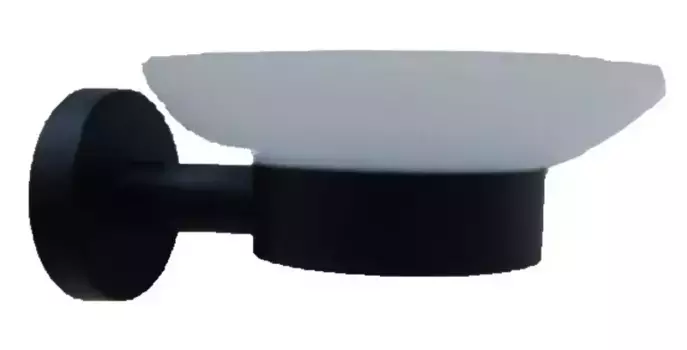 Мыльница «Rainbowl» 2284-BP на стену чёрная