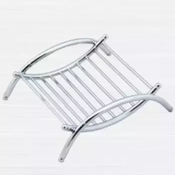 Мыльница «Rainbowl» Aqua 0037 на стол хром