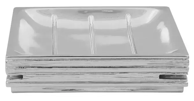 Мыльница «Ridder» Brick 22150327 на стол серебро