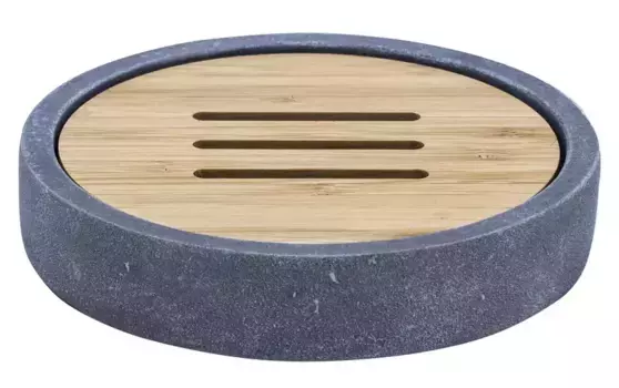 Мыльница «Ridder» Cement 2240307 на стол серая