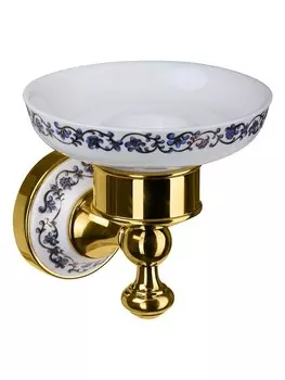 Мыльница «Schein» Saine 7053004 на стену золото/белая