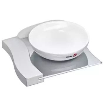 Мыльница «Schein» Swing 322C на стену хром/белая