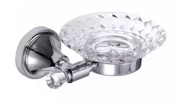 Мыльница «Sofita » Sofita Crystal SF-35008 на стену хром