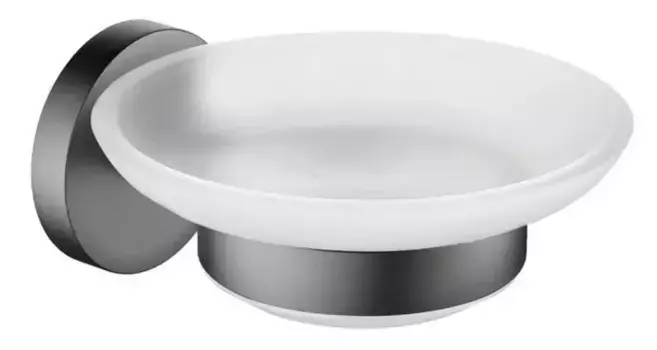 Мыльница «Timo» Saona 13021/18 на стену чёрное золото