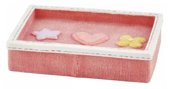 Мыльница «WasserKRAFT» Ammer K-6429 на стол красная