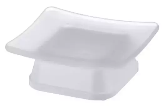 Мыльница «WasserKRAFT» Amper K-5429W на стол белая матовая