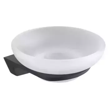 Мыльница «WasserKRAFT» Elbe K-7229 на стену чёрная матовая