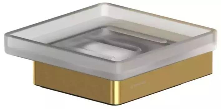 Мыльница «Whitecross» Cubo CU2420GLB на стену брашированное золото