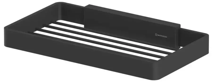 Мыльница «Whitecross» Cubo CU2424BL на стену чёрная матовая