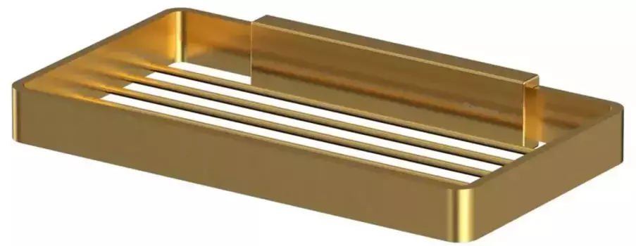 Мыльница «Whitecross» Cubo CU2424GLB на стену брашированное золото