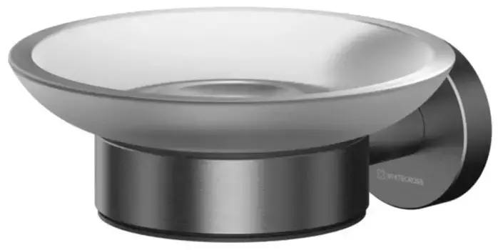 Мыльница «Whitecross» Ergo ER2220GM на стену оружейная сталь