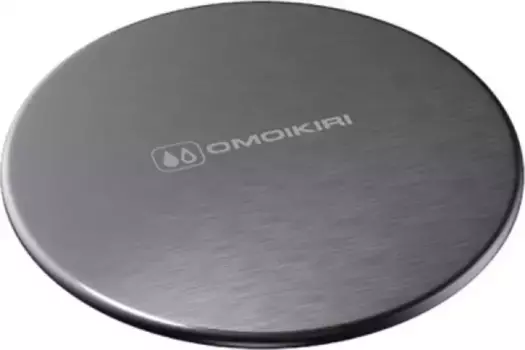 Накладка для корзинчатого вентиля «Omoikiri» GM NEW вороненая сталь