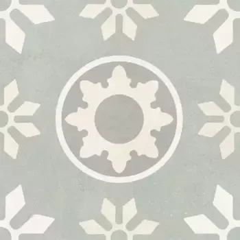 Напольная плитка «Ennface» Corsica Circle Matt. 20x20 ЦБ-00000325 серо-зелёный